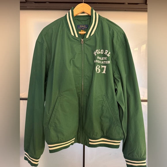 Polo Ralph Lauren Other - Polo Green Athletic Varsity Jacket